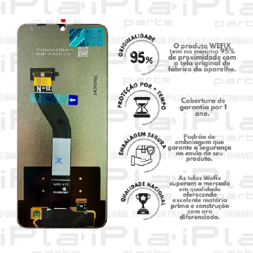 FRONTAL XIAOMI REDMI 15C / POCO C85 *SEM ARO NACIONAL WEFIX* ( W6206 )