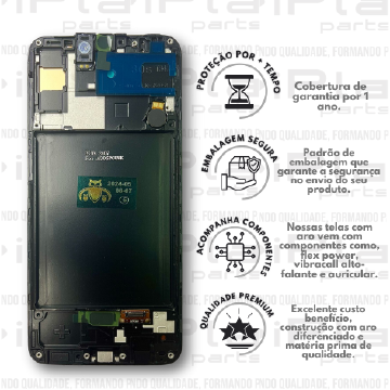 FRONTAL SAMSUNG A30S *COM ARO INCELL PREMIUM WK* ( W2054 )