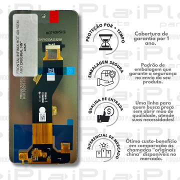FRONTAL INFINIX HOT 40 *SEM ARO ORIGINAL NN* ( M14033 )