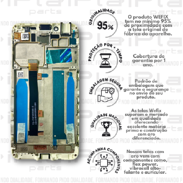 FRONTAL ASUS ZC553KL *COM ARO BRANCO NACIONAL WEFIX*