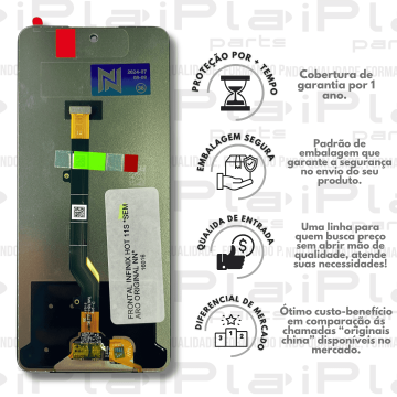 FRONTAL INFINIX HOT 11 (G37) / HOT 10S / HOT 10T *SEM ARO ORIGINAL NN* ( M14004 )