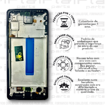 FRONTAL SAMSUNG A73 *COM ARO INCELL PREMIUM WK* ( W2332 )