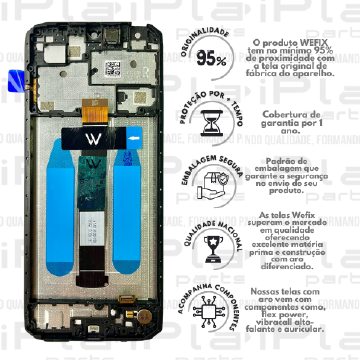 FRONTAL XIAOMI REDMI 12C / POCO C55 / 11A *COM ARO NACIONAL WEFIX* ( W6094 )