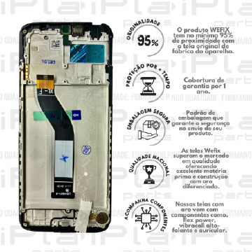 FRONTAL XIAOMI REDMI 14C *COM ARO NACIONAL WEFIX* ( W6161 )
