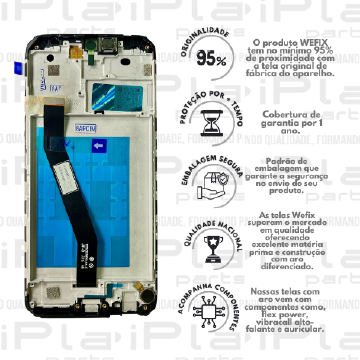 FRONTAL XIAOMI REDMI 8/8A *COM ARO NACIONAL WEFIX* ( W6059 )