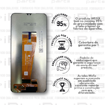 FRONTAL SAMSUNG A04 *SEM ARO NACIONAL WEFIX*