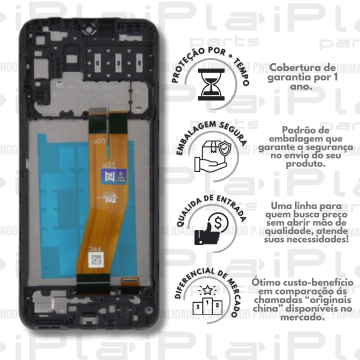 FRONTAL SAMSUNG A14 4G *COM ARO ORIGINAL NN* ( M2295 )