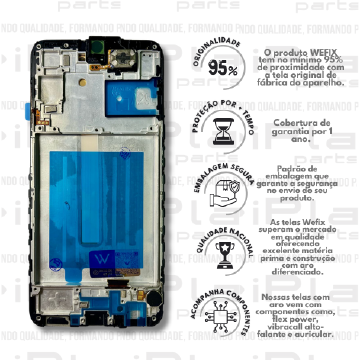 FRONTAL SAMSUNG A25 5G *COM ARO NACIONAL WEFIX* ( W2338 )