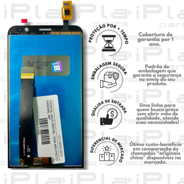 FRONTAL ASUS ZB551KL *SEM ARO PRETO ORIGINAL NN*