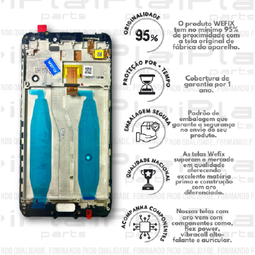 FRONTAL ASUS ZC554KL *COM ARO PRETO NACIONAL WEFIX*