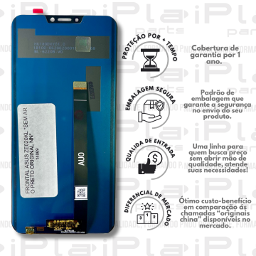 FRONTAL ASUS ZE620KL *SEM ARO PRETO ORIGINAL NN*