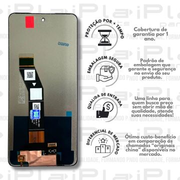 FRONTAL MOTOROLA G04 / G04S / G24 / E14 *SEM ARO ORIGINAL NN* ( M3156 )