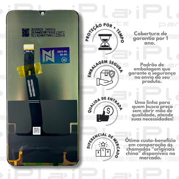 FRONTAL HUAWEI P30 LITE *SEM ARO PRETO ORIGINAL NN* ( M9000 )