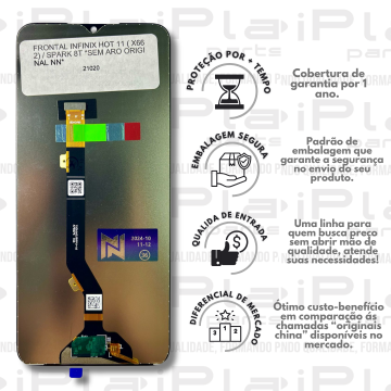 FRONTAL INFINIX HOT 11 ( X662) / SPARK 8T *SEM ARO ORIGINAL NN* ( M14000 )
