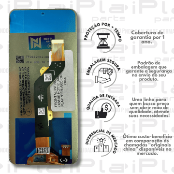 FRONTAL INFINIX HOT 12 PLAY (X6818) HOT12 (X6817) HOT 20 PLAY *SEM ARO ORIGINAL NN* ( M14011 )