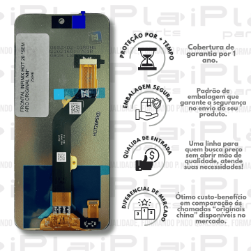 FRONTAL INFINIX HOT 20 *SEM ARO ORIGINAL NN*