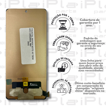 FRONTAL INFINIX NOTE 40 ( X6853 ) *SEM ARO INCELL NN* ( FLEX HORIZONTAL )