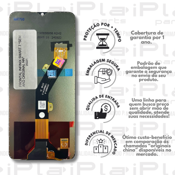 FRONTAL INFINIX SMART 7 / SPARK 10C *SEM ARO ORIGINAL NN* ( M14015 )