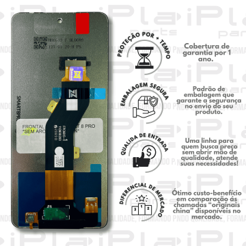 FRONTAL INFINIX SMART 8 PRO *SEM ARO ORIGINAL NN* ( M14019 )