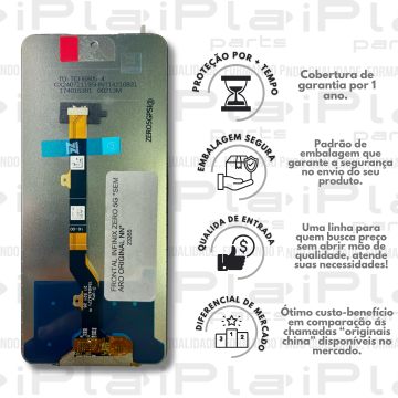FRONTAL INFINIX ZERO 5G *SEM ARO ORIGINAL NN*