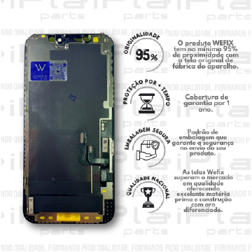 FRONTAL IPHONE 12 / 12 PRO *OLED TROCA C.I PREMIUM WEFIX* ( W1018 )