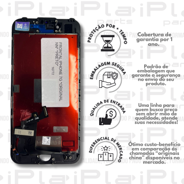 FRONTAL IPHONE 7G *ORIGINAL NN* *PRETO*