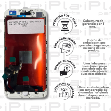 FRONTAL IPHONE 7 PLUS *ORIGINAL NN* *BRANCO*