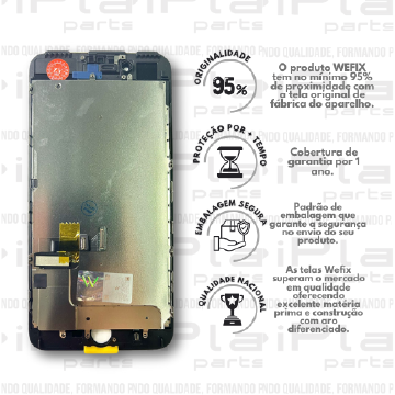 FRONTAL IPHONE 7 PLUS PRETO *PREMIUM WEFIX* ( W1041 )