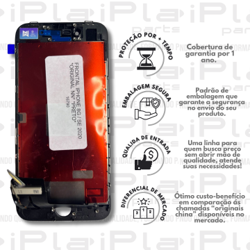 FRONTAL IPHONE 8G / SE 2020 *ORIGINAL NN* *PRETO*