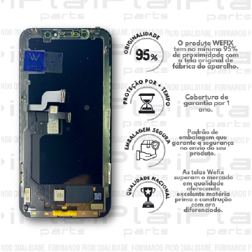 FRONTAL (IPHONE X) *OLED WEFIX* ( W1047 ) *PRETO*