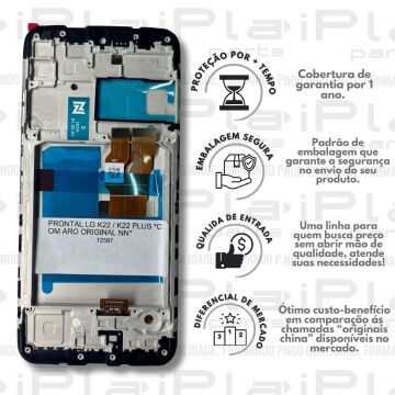 FRONTAL LG K22 / K22 PLUS *COM ARO ORIGINAL NN* ( M4013 )