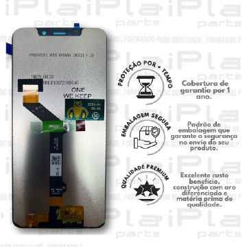 FRONTAL (MOTOROLA ONE)  *SEM ARO PRETO PREMIUM WK* ( K3059 )