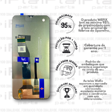 FRONTAL MOTOROLA E13 *SEM ARO NACIONAL WEFIX* ( W2109 )