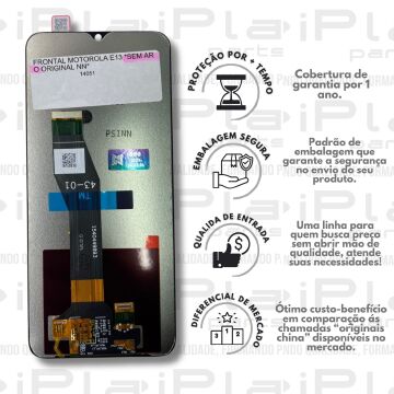 FRONTAL MOTOROLA E13 *SEM ARO ORIGINAL NN* ( M3133 )