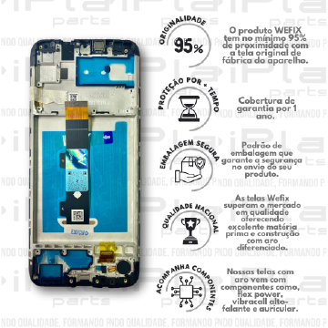 FRONTAL MOTOROLA E20 *COM ARO NACIONAL WEFIX* ( W3001 )
