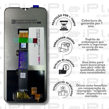 FRONTAL MOTOROLA E20 *SEM ARO ORIGINAL NN* ( M3009 )