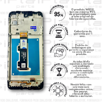 FRONTAL MOTOROLA E32 *COM ARO NACIONAL WEFIX* ( W3005 )
