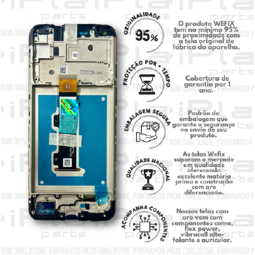 FRONTAL MOTOROLA E40 *COM ARO NACIONAL WEFIX* ( W3007 )