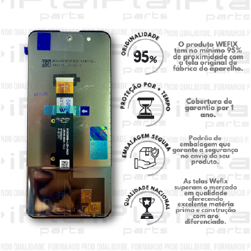 FRONTAL MOTOROLA E40 / E30 *SEM ARO NACIONAL WEFIX* ( W3008 )