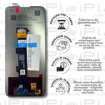 FRONTAL MOTOROLA E40 / E30 *SEM ARO ORIGINAL NN* ( M3015 )