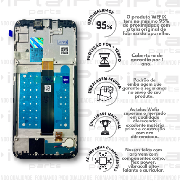 FRONTAL MOTOROLA E6 PLUS *COM ARO NACIONAL WEFIX* ( W3015 )