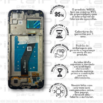 FRONTAL MOTOROLA E6i *COM ARO NACIONAL WEFIX* ( W3013 )