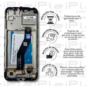 FRONTAL MOTOROLA E6i *COM ARO ORIGINAL NN* ( M3024 )
