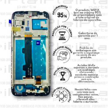 FRONTAL MOTOROLA E7 POWER *COM ARO NACIONAL WEFIX* ( W3021 )