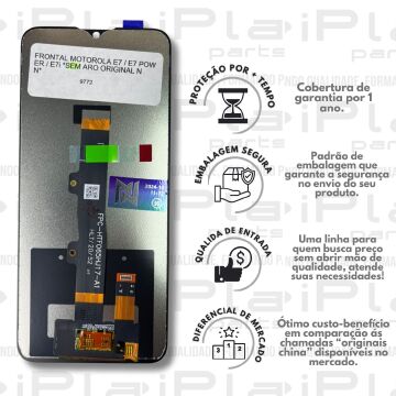 FRONTAL MOTOROLA E7 / E7 POWER / E7i *SEM ARO ORIGINAL NN* ( M3037 )