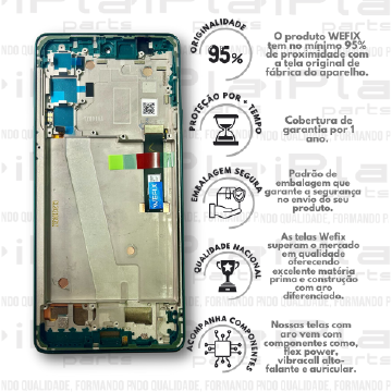 FRONTAL MOTOROLA EDGE 20 *COM ARO VERDE NACIONAL WEFIX*