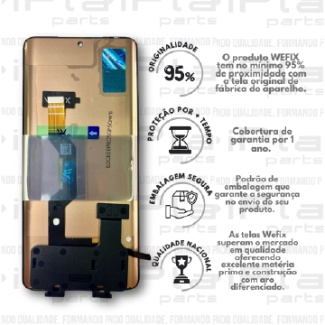 FRONTAL MOTOROLA EDGE 50 PRO 5G *SEM ARO NACIONAL WEFIX* ( W3171 )