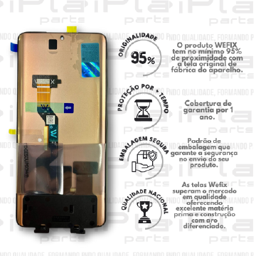 FRONTAL MOTOROLA EDGE 50 ULTRA 5G *SEM ARO NACIONAL WEFIX* ( W3170 )