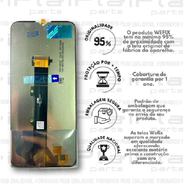 FRONTAL MOTOROLA G30 *SEM ARO NACIONAL WEFIX* ( W3050 )