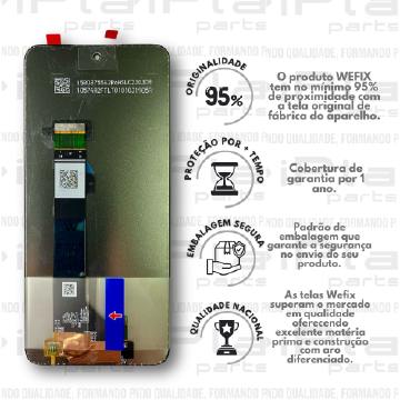 FRONTAL MOTOROLA G34 *SEM ARO NACIONAL WEFIX* ( W3160 )